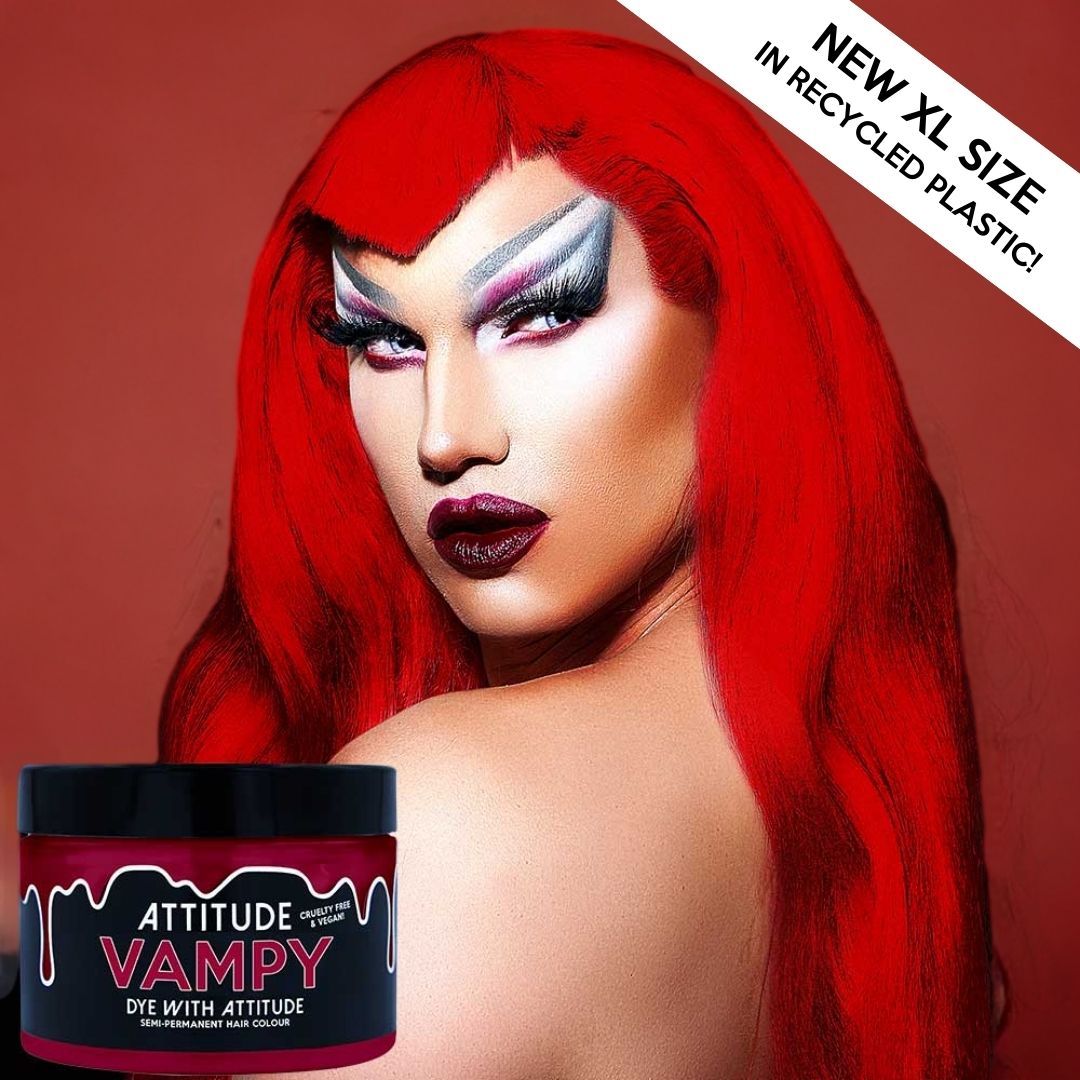 Attitude Hair Dye - Vampy Semi permanente haarverf - Rood